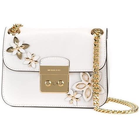 michael kors white flowers